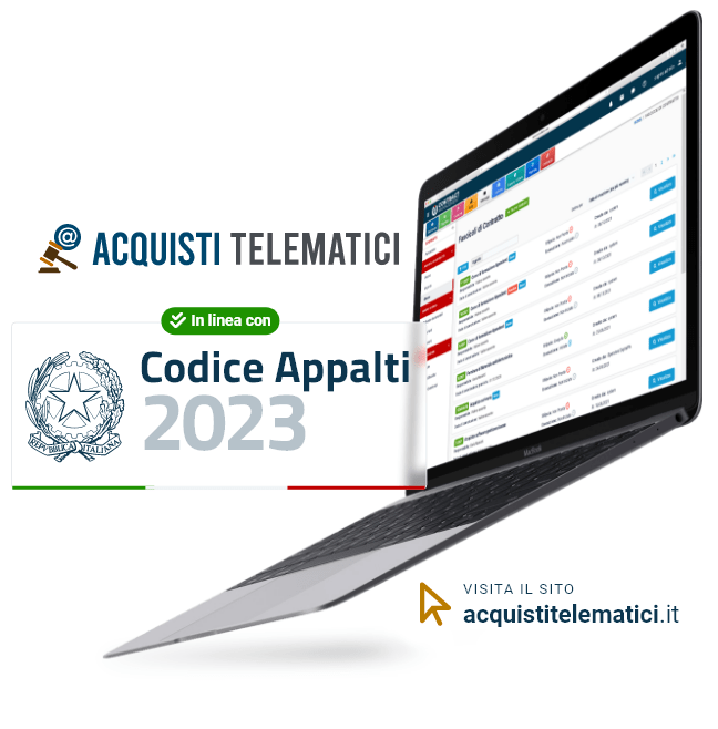 Suite Acquisti Telematici conforme al nuovo Codice Appalti 2023