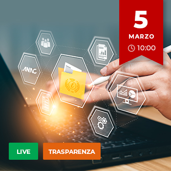 Webinar DigitalPa live 5 marzo 2026 - Trasparenza amministrativa - programma