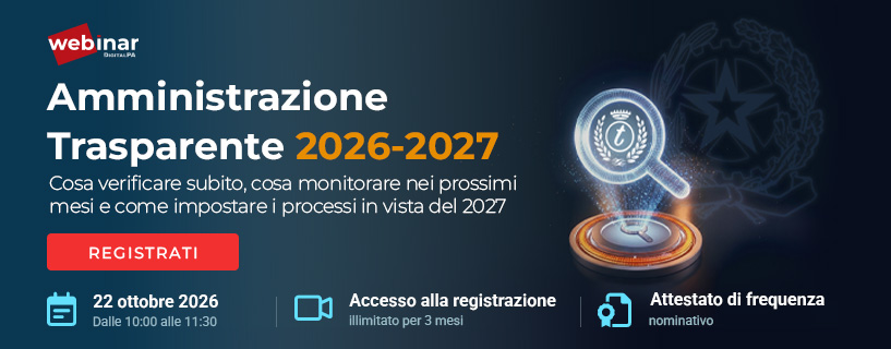 Webinar DigitalPA Amministrazione Trasparente 2026-2027